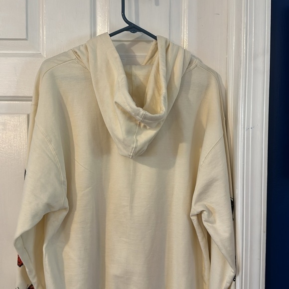 NWOT Fanjoy Cream Colored Girls Supporting Girls Long Sleeve Hooded Sweatshirt - Picture 7 of 9